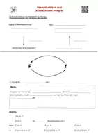 Vorschau - Arbeitsblätter - Stammfunktion und unbestimmtes Integral - Deckblatt