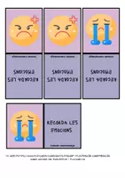 Vista previa - Tarjetas / Manipulativos - Recuerda las emociones - página 3