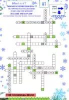Vorschau - Arbeitsblätter - TANDEM Crossword Christmas, 3fold differentiated - Seite 1