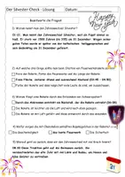Vorschau - Arbeitsblätter - Quiz zum Silvester-Check (Checker-Reportage) - mit Lösungen - Seite 2