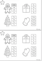 Vorschau - Arbeitsblätter - Lies-Mal-Heft: Advent (Adventskalender Freebie) - Seite 3