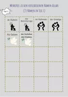 Vorschau - Spiele - Merkspiel zu den verschiedenen Namen Allahs - Seite 3