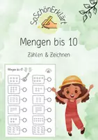 Vorschau - Arbeitsblätter - Mengenlehre Mengen bis 10 - zählen und zeichnen - Deckblatt