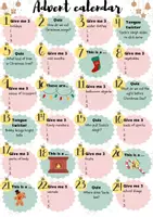 Vorschau - Arbeitsblätter - Adventskalender für den Englischunterricht, (PDF/ JPG) - Seite 1