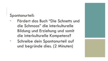 Vorschau - Stundenentwürfe - Nieke Kinderbuch Die Schnetts und die Schmoos Interkulturelle Erziehung und Bildung - Seite 3