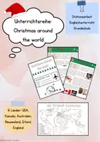 Vorschau - Unterrichtsreihen - Christmas around the world - Unterrichtsreihe Englisch - Deckblatt