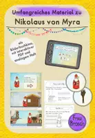 Vorschau - Arbeitsblätter - Umfangreiches Materialpaket für Klasse 1/2: Heilige (Martin, Elisabeth, Barbara, Nikolaus) - Seite 1