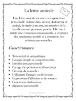 Aperçu - Préparation de séance / Séance complète - Écriture créative - Écrire une lettre amicale - Page 1