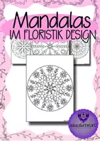 Vorschau - Arbeitsblätter - Mandalas - florale Designs - Deckblatt