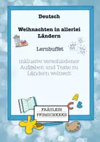 Vorschau - Arbeitsblätter - Weihnachten in allerlei Ländern - Deckblatt