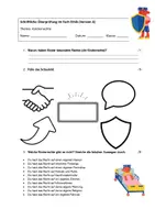 Vorschau - Test - Schriftliche Überprüfung zu den Kinderrechten - Seite 1