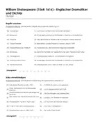 Vorschau - Arbeitsblätter - William Shakespeare (1564-1616) - Englischer Dramatiker und Dichter - Seite 2