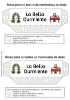 Vista previa - Manualidades / Dibujos para colorear - La Bella Durmiente - Marionetas de Dedos - Cuento de Hadas - página 3