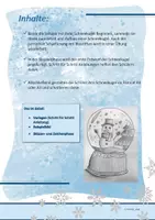 Vorschau - Mal- und Bastelvorlagen - KUNST_Schneekugeln - Seite 1