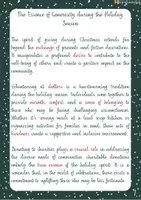 Aperçu - Feuilles d'exercices - La générosité pendant la période de Noël: Lecture. - Page 1