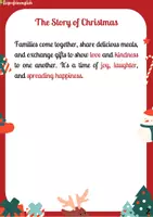 Aperçu - Feuilles d'exercices - L'histoire de Noël: Lecture. - Page 2