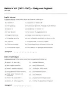 Vorschau - Arbeitsblätter - Heinrich VIII. (1491-1547) - König von England (Infotext und Übungen) - Seite 1