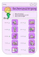 Vorschau - Arbeitsblätter - Rechenspaziergang Weihnachten ZR20 Addition und Subtaktion (1. Klasse) - Seite 2