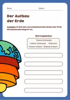 Vorschau - Arbeitsblätter - Aufbau der Erde - Arbeitsblatt - Erdkunde für die Sek 1 - Seite 2
