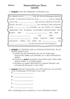 Vorschau - Arbeitsblätter - Klassenarbeit und EWH: Gedichte - Seite 1