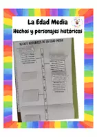 Vista previa - Hojas de trabajo - Edad Media. Hechos y personajes históricos - Portada