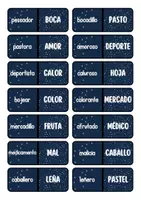 Vista previa - Tarjetas / Manipulativos - Dominó palabras derivadas familia de palabras - página 3