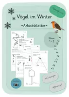 Vorschau - Arbeitsblätter - Materialpaket Vögel im Winter 1. Klasse - Seite 1