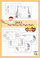 Vista previa - Manualidades / Dibujos para colorear - Cartas a los Reyes Magos y a Papá Noel - Portada