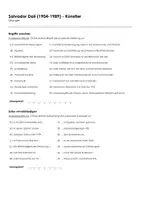 Vorschau - Arbeitsblätter - Salvador Dalí (1904-1989) - Künstler (Infotext und Übungen) - Seite 1