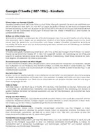 Vorschau - Arbeitsblätter - Georgia O'Keeffe (1887-1986) - Künstlerin (Infotext und Übungen) - Deckblatt