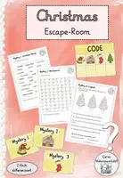 Vorschau - Stundenentwürfe - CHRISTMAS - Escape-Room - Grundschule - Deckblatt