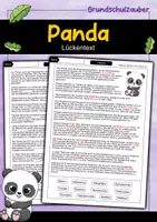 Vorschau - Arbeitsblätter - Panda Materialpaket - Sparpaket - Seite 1