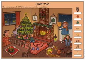 Vorschau - Arbeitsblätter - Christmas I spy - Übungen für die Grundschule (Englisch) - Seite 3
