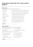 Vorschau - Arbeitsblätter - George Frideric Handel (1685-1759) - Deutsch-britischer Komponist (Infotext und Übungen) - Seite 1