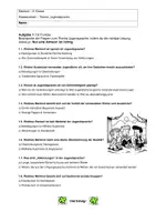 Vorschau - Klassenarbeiten - Klassenarbeit Deutsch – Jugendsprache, Kiezdeutsch - Seite 1