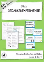 Vorschau - Arbeitsblätter - Ethik - Gedankenexperimente - Deckblatt