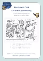 anteprima - Esercizi - Brown Owl's Christmas - Read and Colour - Pagina di copertina