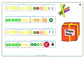 Vorschau - Spiele - Jingle Bells für Boomwhacker- Melodie - Seite 2