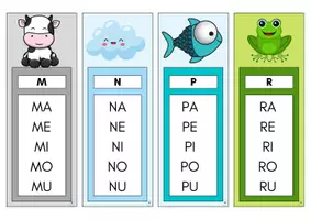 anteprima - Flashcard - Il sillabario - Pagina 1