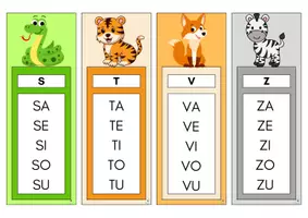 anteprima - Flashcard - Il sillabario - Pagina 2