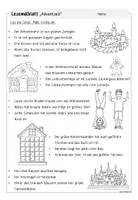 Vorschau - Arbeitsblätter - Lesemalblatt Weihnachten "Adventzeit" - Klasse 2/3 (differenziert) - Seite 1