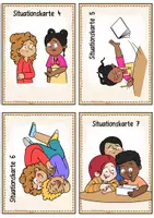Vorschau - Bildkarten - Giraffensprache: Situationskarten, Gefühle und Bedürfnisse - Seite 2