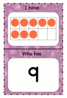 anteprima - Flashcard - Gioco numeri 1-10 / Io ho... Chi ha... Gioco dei numeri - Pagina 2