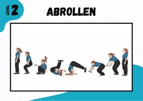 Vorschau - Stationenlernen - Parkour ⎮ Abrollen - 5 Stationskarten methodische Reihe ohne Video (Basiselement) - Seite 3