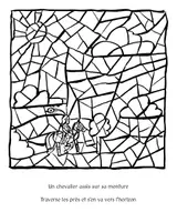 Aperçu - Matériel pour travaux manuels / dessin - Le chevalier à la plume de paon (inachevé) - Page 3