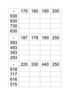 Vorschau - Arbeitsblätter - Mathe Klasse 3 Rechenquadrate bis 1000 - Seite 3