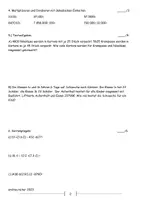 Vorschau - Test - 2. Mathe-Schularbeit für eine 1. Klasse AHS/NMS - Seite 1