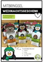 Vorschau - Anderer Materialtyp - Schülergeschenk: Weihnachten - Mitbringsel - Schokolade Giveaway Vorlage - Deckblatt