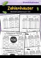 Vorschau - Arbeitsblätter - Zahlenhäuser Miniheft Plusaufgaben im Zahlenraum 100 - Deckblatt