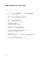 Vorschau - Arbeitsblätter - ca. 60 Verben mit Präpositionen auf B2-Niveau + Lösungen - Seite 1